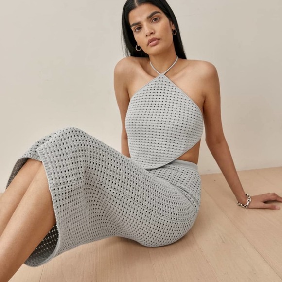 Reformation Tops - NWT Reformation Circa Open Knit Two Piece in Color Dove